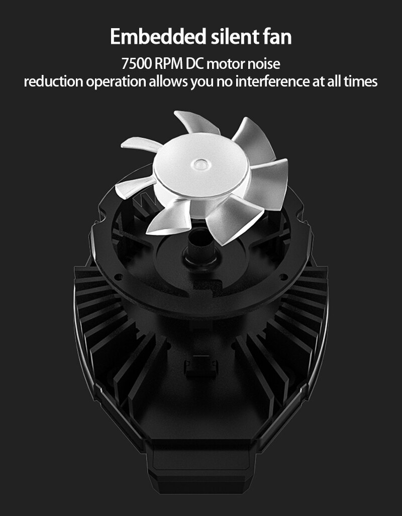 Nowy telefon komórkowy DL05 Radiator telefon komórkowy gra na żywo telefon komórkowy chłodzony powietrzem szybkie urządzenie chłodzące