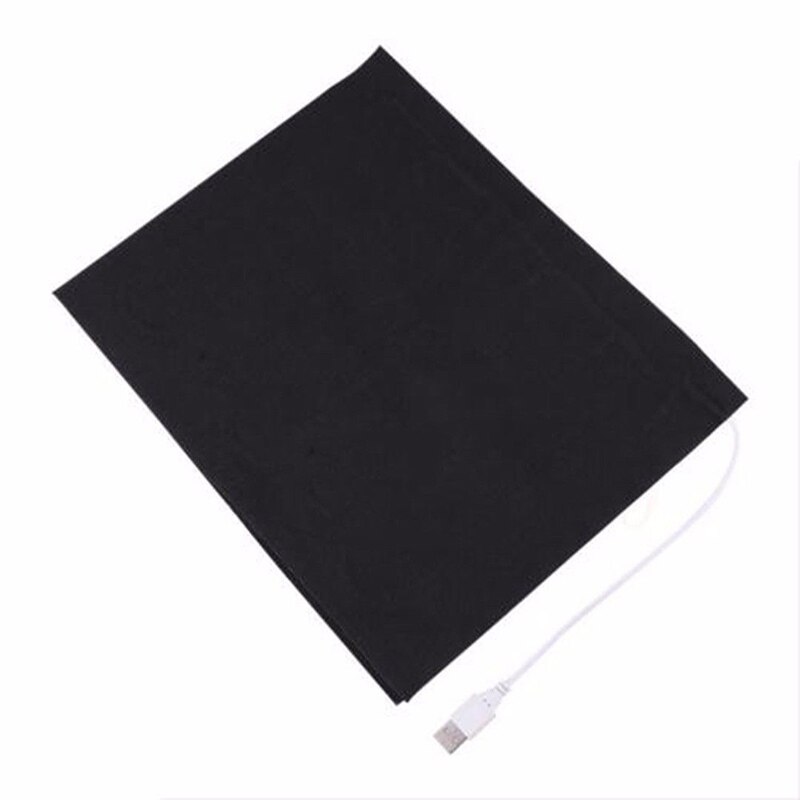 Calentador de tela eléctrico USB de 5V elemento calefactor para calentador de cinturón de mascota 29x23cm JA55