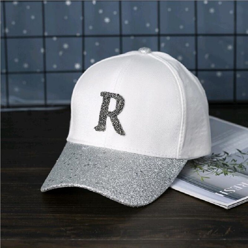Volledige Kristal Bloemen Denim Baseball Cap Bling Strass hip hop Verstelbare Snapback Hoed voor vrouwen Verstelbare: 3