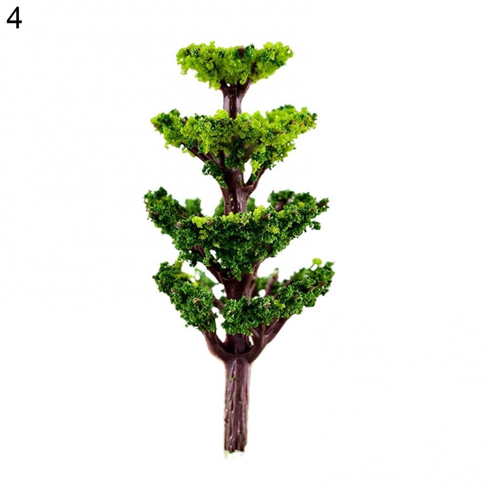 15 Styles Mini Tree Garden Decorations Miniatures Micro Landscape Resin Crafts Bonsai Figurine Garden Terrarium Accessories: 04