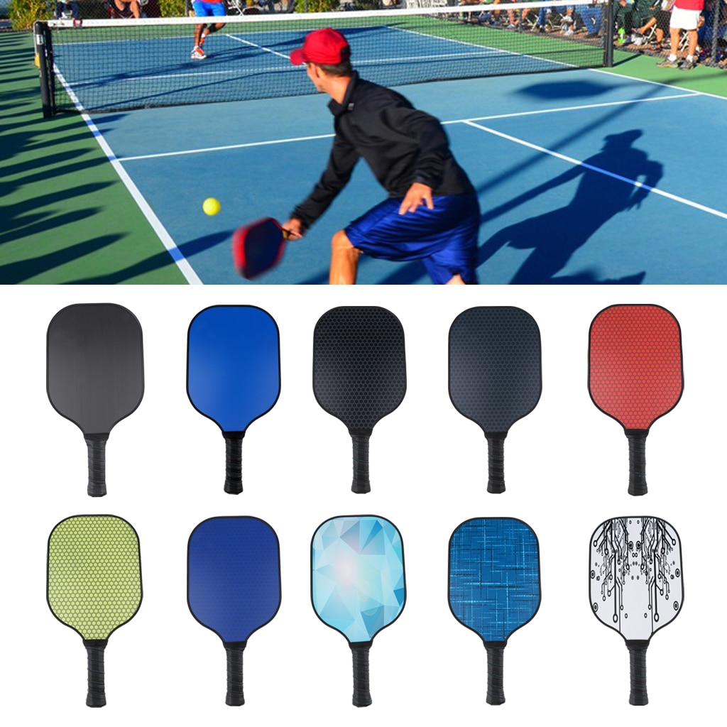 Leichte Pickleball Paddle Composite Honeycomb Core &amp; Carbon Fiber Gesicht Camping Strand Spiel