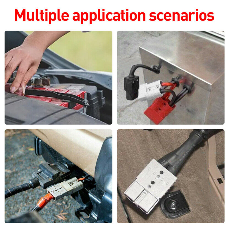 2 Stuks Voor Anderson 50A 120A 175A 350A 600V Plug Kabel Terminal Batterij Power Connector Kit Quick Plug batterij Opladen Connector