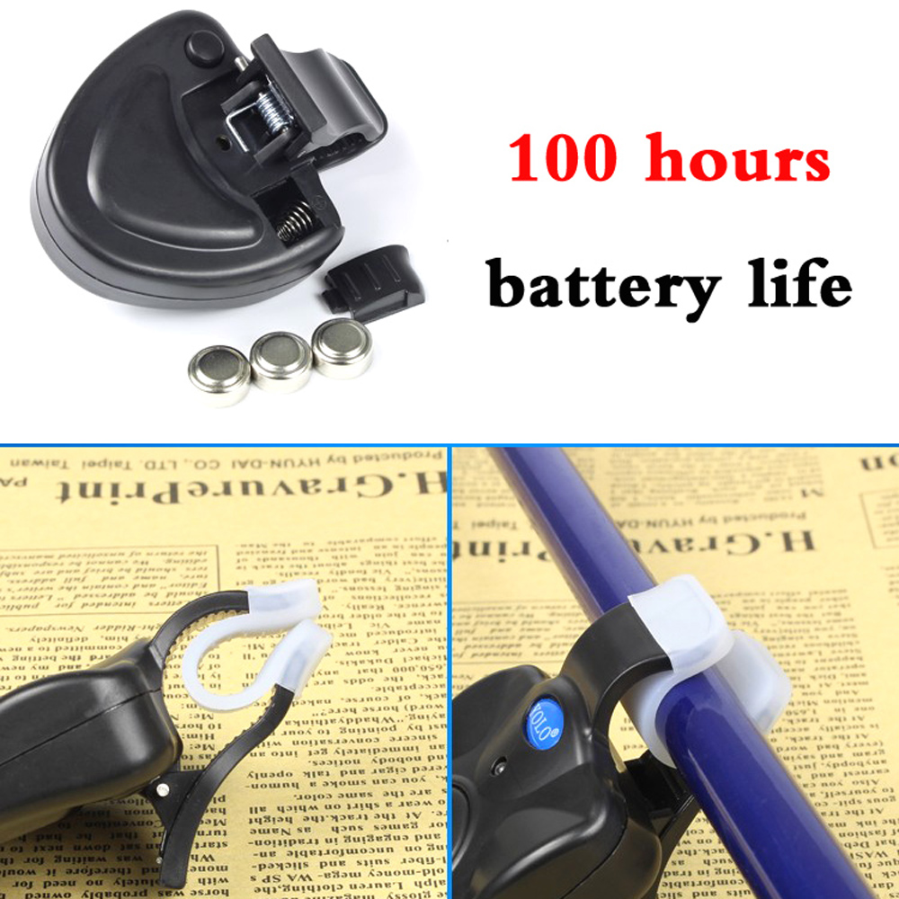 Mini Elektronische Draadloze Vissen Beetverklikker Sound Light Running Gevoelige Mat Vissen Bel Tracker Voor Vis Accessoires Gereedschap