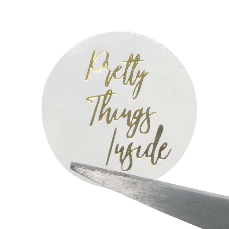 500pcs Thank You for Your Order Stickers Gold Foil Seal Label for Small Shop Wedding Envelope Stationery Sticker