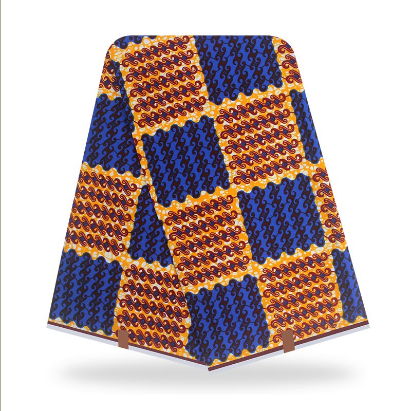 Afrikanske voksstoffer 100%  bomuld ghana ægte voks pagne materialer til kjole ankara stof afrikansk æg voks print