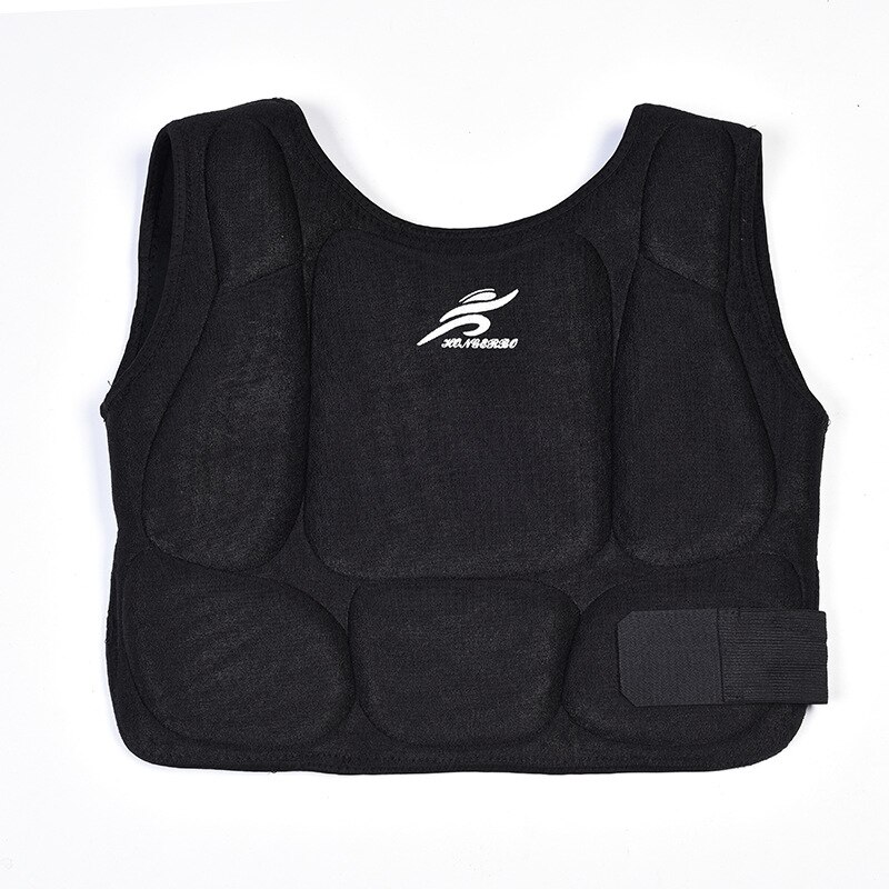 Karate Taekwondo Suit Vest Back Support Equipment Kids Adults Body Guard Chest Protector Men Women MMA Fitness Sparring Gear