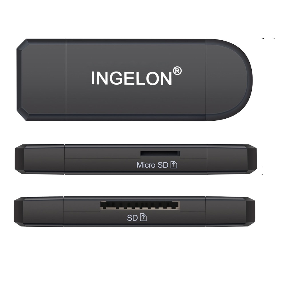 Ingelon universell kortläsare usb c otg tf sd-kortläsare microsd mmc android datorförlängningsadapter för kamera sd-läsare