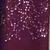 3 måler marineblå paljetter tyll stoff til kveldskjoler bryllupsfest paljetter stoff stoff til håndverk mesh dekorasjon materiale: Lilla