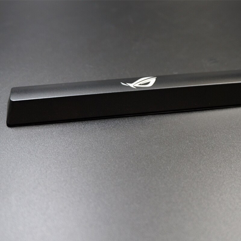 1pcs ABS custom personality backlit ROG keycaps for ducky ajazz Filco gaming mechanical keyboard cherry mx switch space key caps