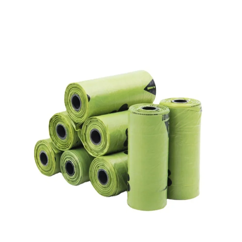 Bionedbrydelige hundelortposer affaldsposer nedbrydelige katteaffaldsposer miljøvenlige hundegrønne epi uparfumerede tykkere kæledyrsartikler