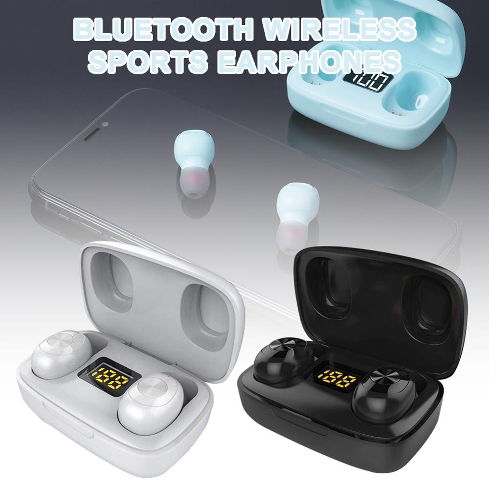 Bluetooth Draadloze Oordopjes Met Opladen Doos 3-4H Muziek Tijd Sport Koptelefoon Met Microfoon