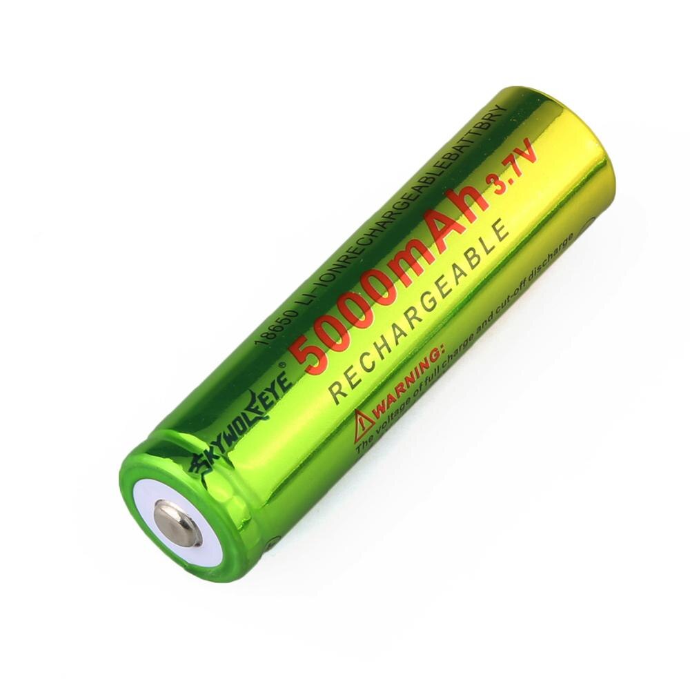 5000 Mah/5800 Mah 18650 Batterij + Smart Universele Oplaadbare Li-On Batterij Usb Oplader Voor Koplamp Zaklamp