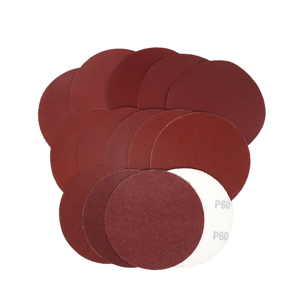 10pcs 5inch/125mm 40-2000Grit Round Shape Disk Sand Sheets Sandpaper Polishing