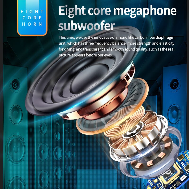 Bluetooth 5,0 Kopfhörer Drahtlose TWS in-Ohr Sport Ohrhörer 9D Stereo Bass Lärm die Ermäßigung Kopfhörer Mit 2200mah Ladung Kasten