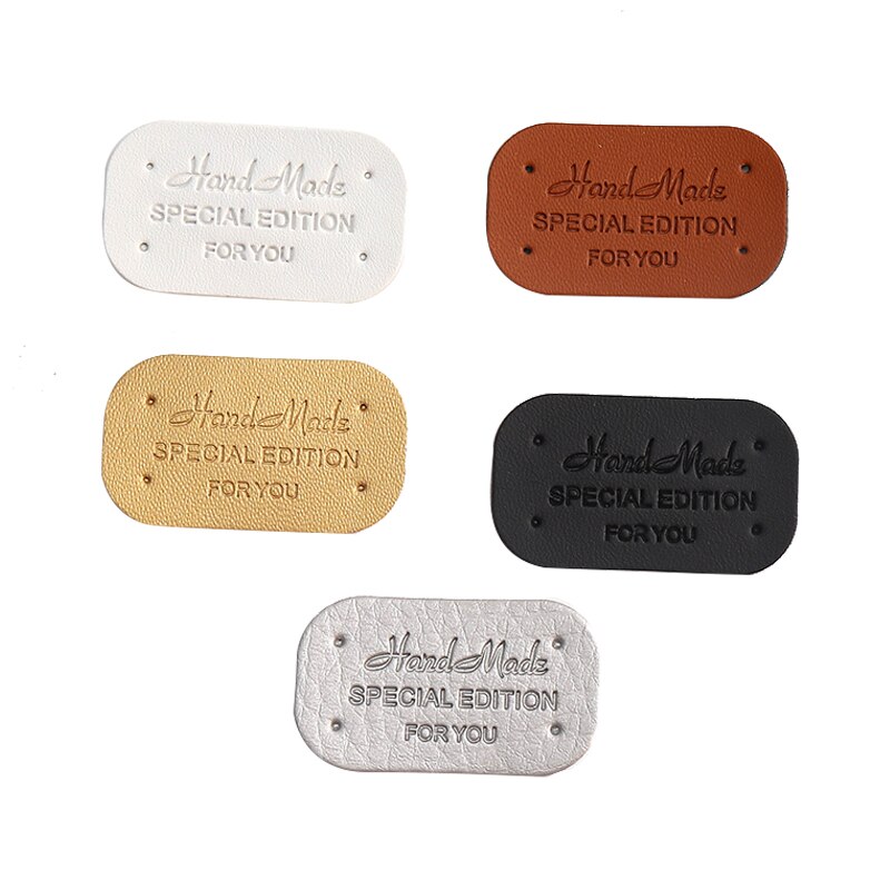 20pcs Hand Made Leather Tags For Clothing DIY Acce... – Vicedeal