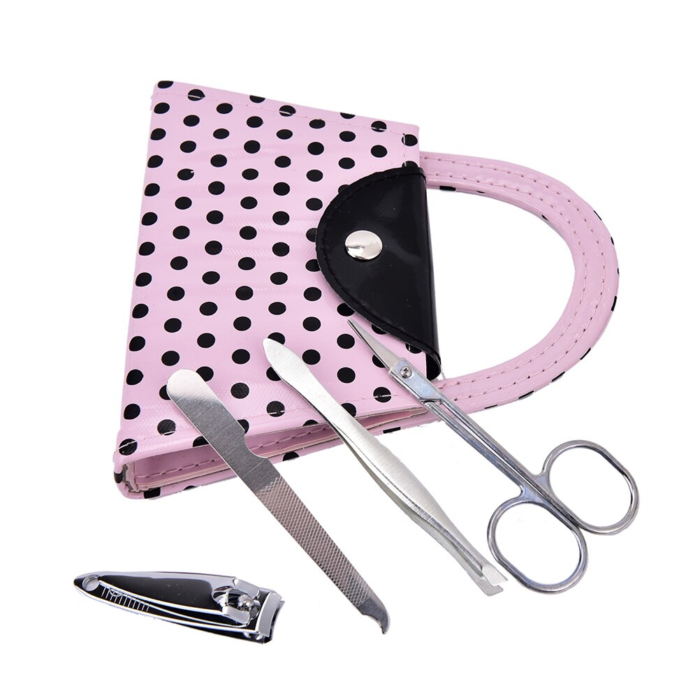 Kit de herramientas de manicura y pedicura para dama de honor, set de 4 unids/set por Set, de boda, 1 lima de uñas, 1 tijeras, 1 cortaúñas y 1 pinza