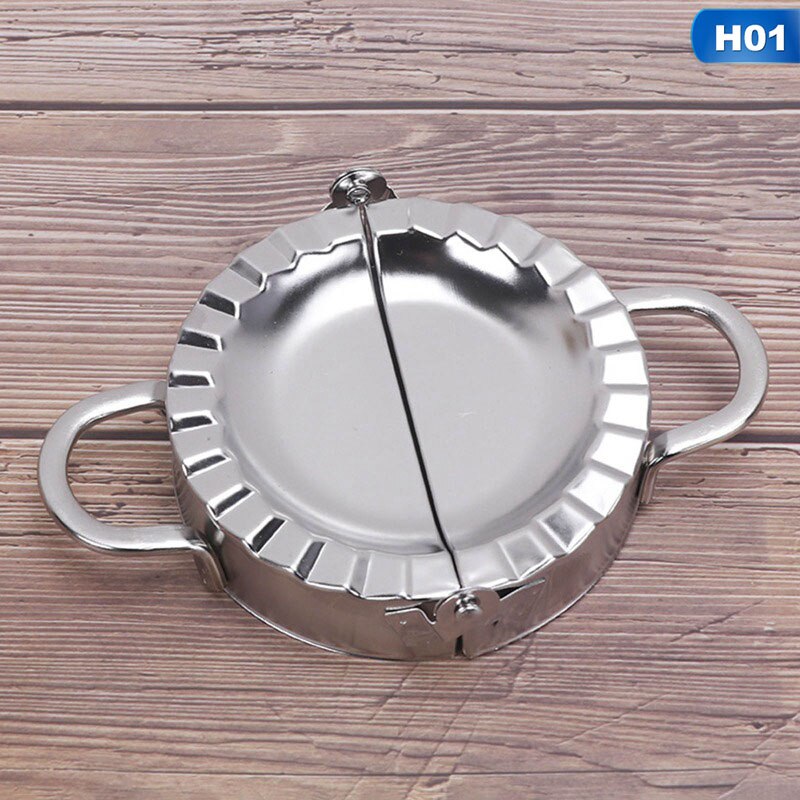 Stampo per polpette in acciaio inossidabile stampo per pasta piedino per alimenti cinesi Jiaozi creatore stampo per cottura stampo per pasticceria utensili da cucina: 01