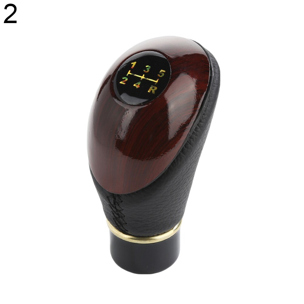 Universal 5 -trins manuel gearstang knopskifter auto bilmotorgreb gearknop: Sort
