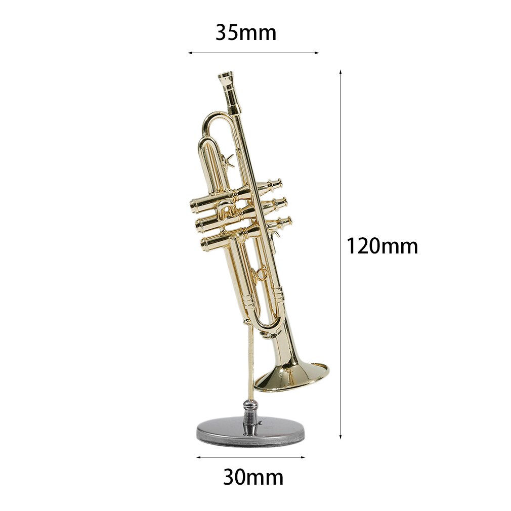 Mini Trumpet A Good For Child Mini Trumpet Musical Instrument Model For Kid Mini Trumpet with Case