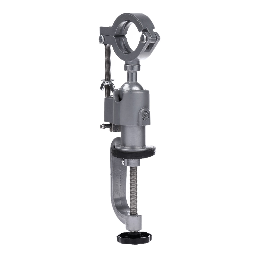 Mini Drill Holder Stand Clamp-on Electric Drill Bench Back 360 Rotating Bench Grinder Blacket Used for Electric Dril: Default Title