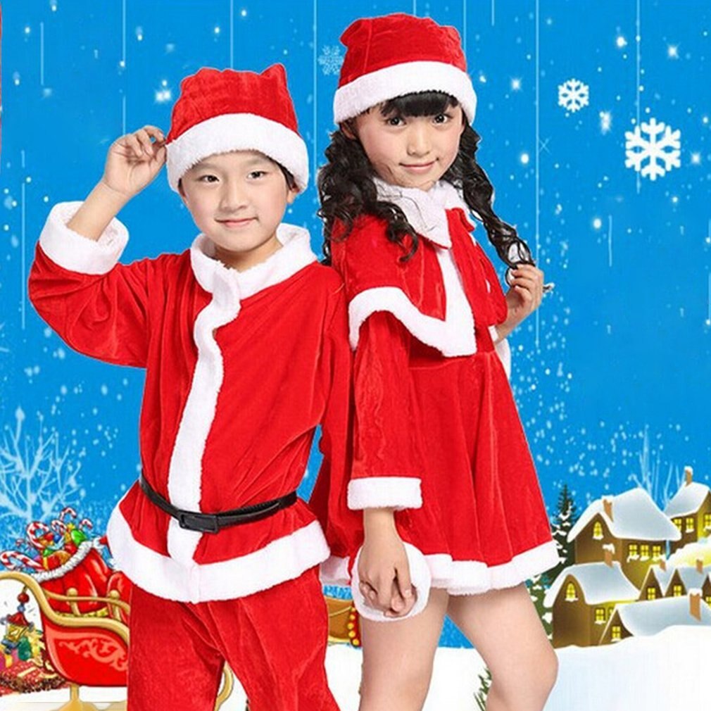 Kids Kerstman Cosplay Kostuum Kerst Outfit Voor Vrouwen Christmas Party Nieuwjaar Fancy Dress Kleding Set