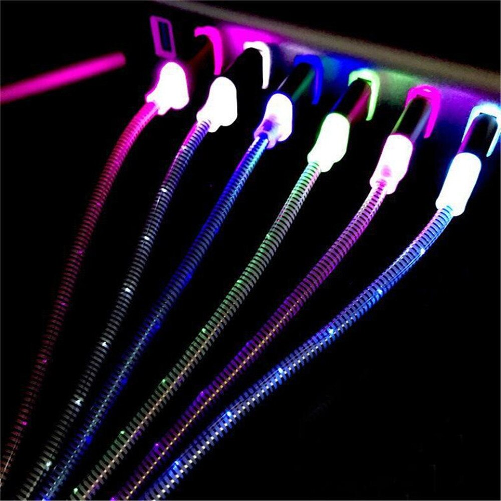 NEUE LED Micro USB Ladegerät Kabel Ladekabel Für iPhone 6 Plus Für samsung S7 S6 LG G4 G3 Für xiaomi Redmi Huawei Android telefon