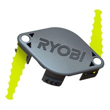 Kaksiteräinen raskas trimmeripää ryobi acfhrl:lle 2 18v 24v 40v hybridi  ry40210 ry40210a ruohonleikkuri ruohonleikkuri puutarhatyökalu