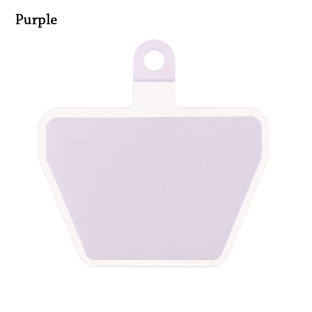 2022 Telefoon Lanyard Pakking Universele Afneembare Zelfklevende Mobiele Telefoon Patch Anti-Verloren Telefoon Lanyard Accessoires: purple