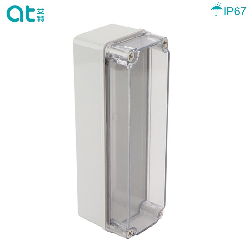 IP67 Transparent Lid Junction Box Waterproof Plastic Enclosure Box Electronic Project Instrument Case ABS Outdoor Housing: 250 x 80 x 80 mm