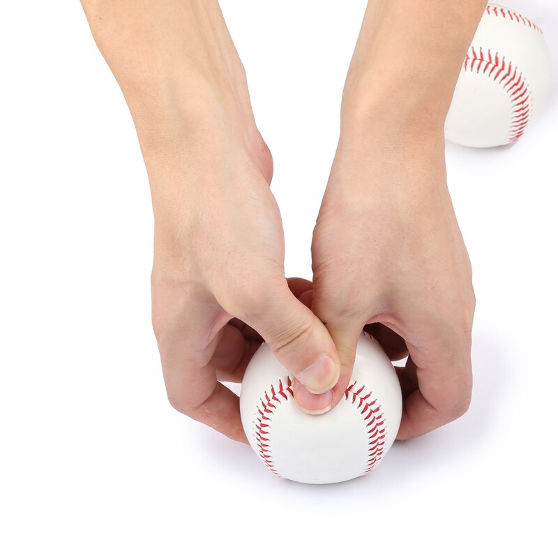 Bolas de béisbol de 9 "hechas a mano, PU suave y duro, PVC, entrenamiento, ejercicio: Hard Type