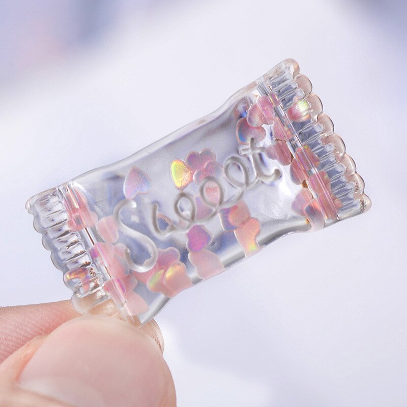 20 stk flerfarvet gennemsigtig krystal slik flatback cabochons 3d harpiks, telefon sag hår klip indretning, diy forsyninger ， 20 yc 10945: 1082892006