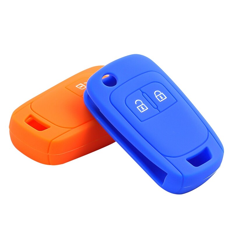 2 Button Silicone Car Remote Key Fob Shell Cover Case For Opel D Zafira C Mokka Insignia Adam