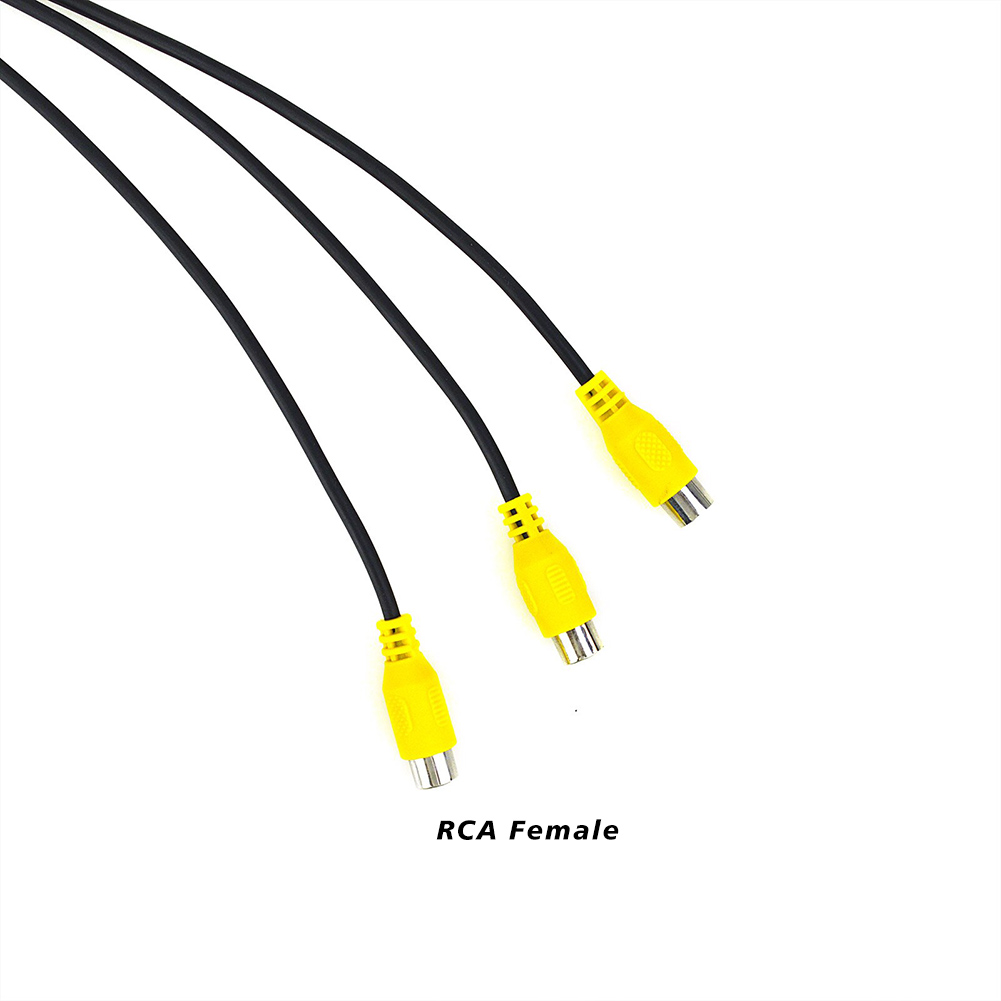 CVBS & AHD720P Videosignal-Splitter, 1 bis 3 Ausgänge, RCA-Video-Booster, Verstärker-Splitter für Auto, TV, DVD, CCTV, 1 Eingang und 3 Ausgänge