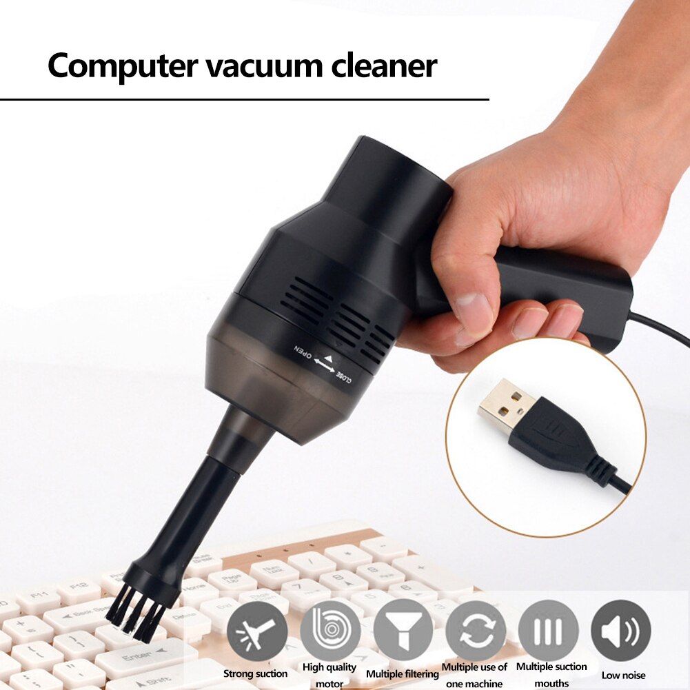 Mini Handheld Stofzuiger Usb/Batterij Aangedreven Pc Keyboard Dust Remover Draagbare Stofzuiger Voor Auto Thuis Toetsenbord