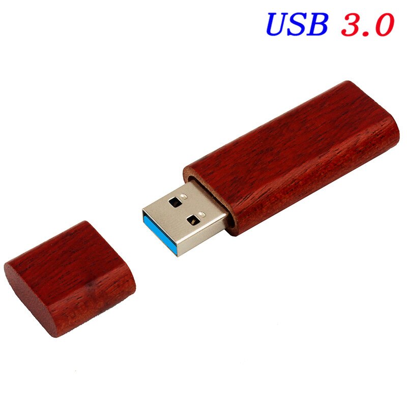 JASTER High speed USB 3.0 Wooden bamboo USB flash drive pen driver wood pendrive 4GB 8GB 16GB 32GB USB creativo personal LOGO: 32GB / Rose wood