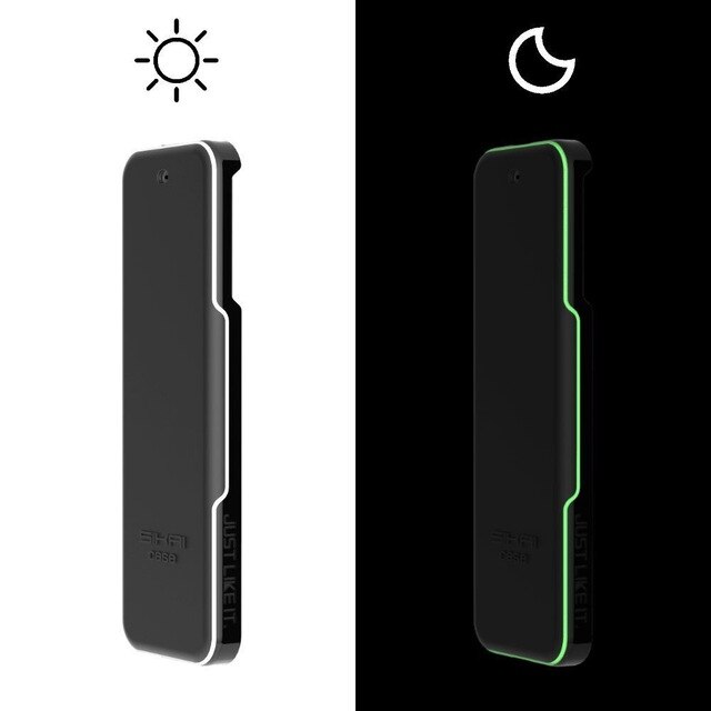 Sikai Beschermhoes Cover Voor Apple Tv 4 Afstandsbediening Case Shockproof Controller Cover Waterdichte Afstandsbediening Houder: Luminous Green B