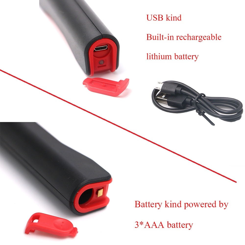 3W COB Magnetic Working Flashlight Top of the lights Flashlight Li-ion AAA Battery Torch USB Cable For Outdoor Camping Light