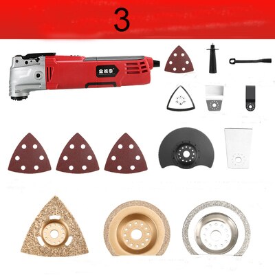 Multi-Function Electric Saw Oscillating Trimmer Home Renovator Tool woodworking Tool: 3