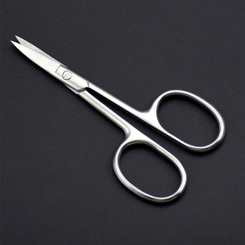Schoonheid Schaar Rvs Wimper Wenkbrauw Fijn Haar Trimmer Schaar Scherpe Dwangnagel Cutter Wenkbrauw Wimper Hair Remover Tool