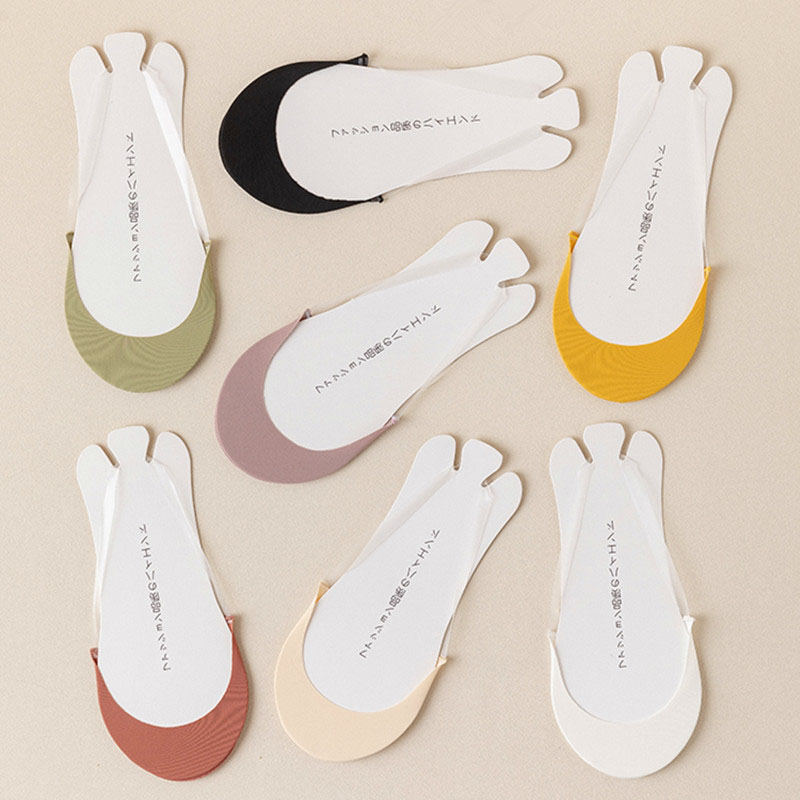 5Pairs Women's Socks Ultrathin Breathable Invisible Half Feet No Show Low Cut Boat Socks Invisible Ice Skil Sock Ladies Sokken