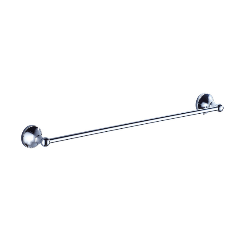 Juego de accesorios cromados para baño, barra de toalla doble de latón cromado, estante de cepillo de inodoro, soporte de rollo de papel para WC, juego de accesorios de baño: YELLOW