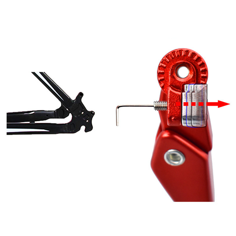 2 kleuren verstelbare racefiets standaard parkeerrek mountainbike ondersteuning zijstandaard universele voetsteun fietsonderdelen