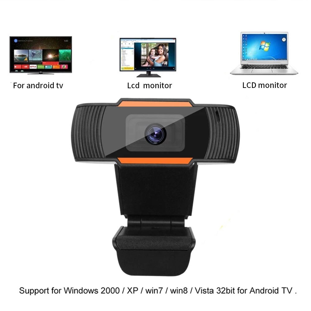 Webcam 1080P 720P 480P Full HD Web Camera Built-In Microphone Rotatable USB Plug Web Cam For PC Computer Mac Laptop Desktop