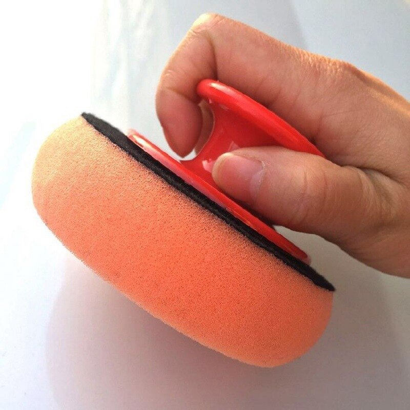 Car Wax 5-Piece Set Of Car Polish Sponge Durable Dual-Use Automobile Wash Polishing Pad Manual Home Cleaning Tool