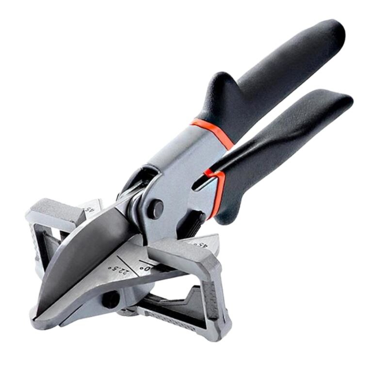 Hoek Shear 0-135 Graden Verstek Schaar Gevelbeplating Draad Pvc/Pe Plastic Pijp Slang Duct Kofferbak Cutter Huishouden sanitair Tool: Style B