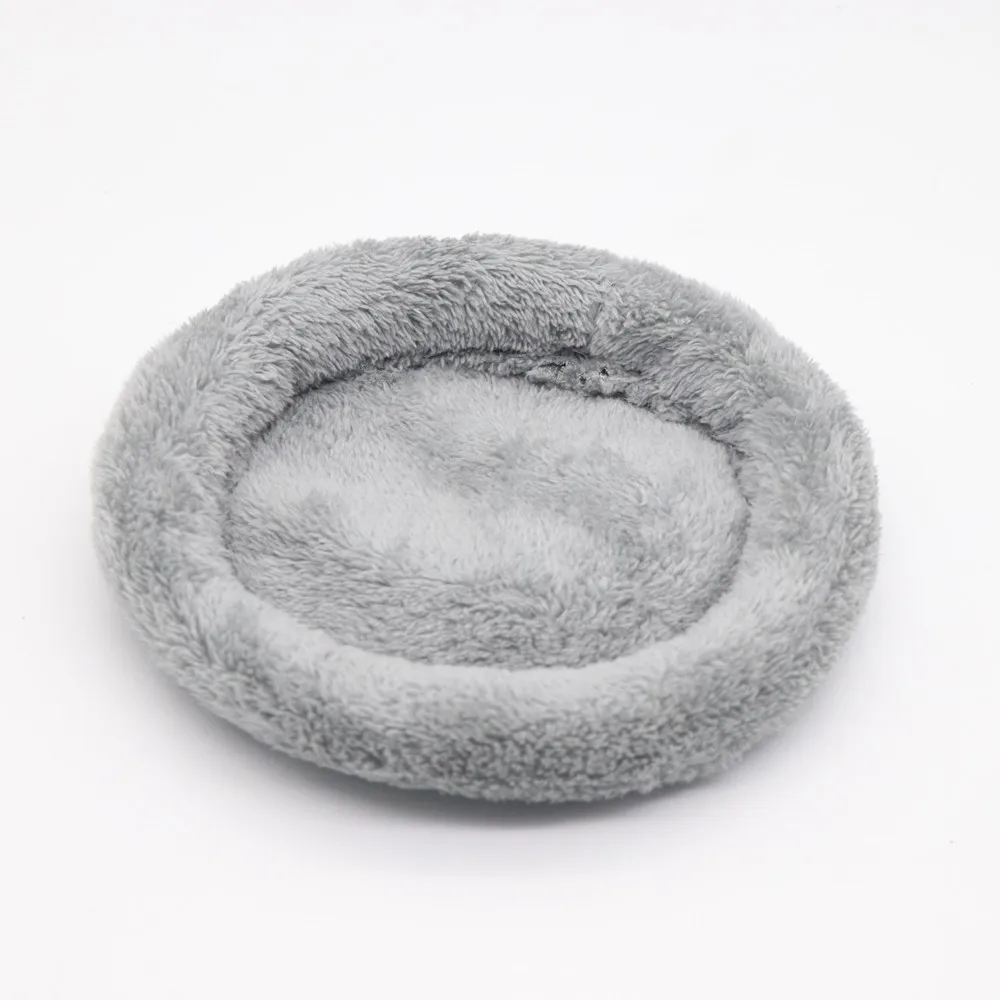 Slapende Hamster Slaapbed Hond Zachte Fleece Cavia Bed Winter Huisdier Benodigdheden Kleine Dieren Kooi Mat: S / Donkergrijs