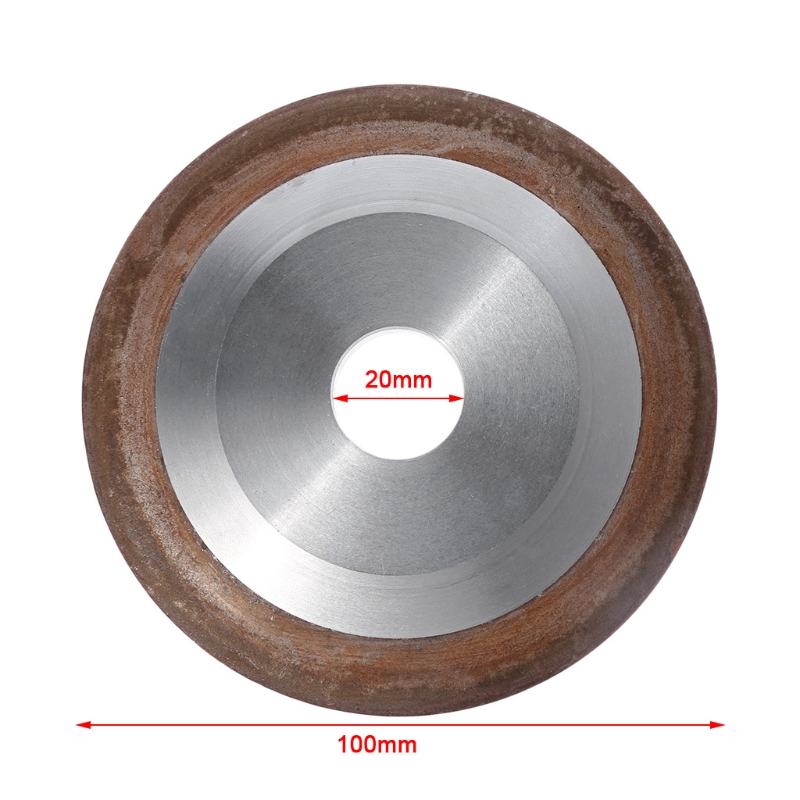 100mm Diamond Grinding Wheel Cup 180 Grit Cutter Grinder for Carbide D4H9 264D