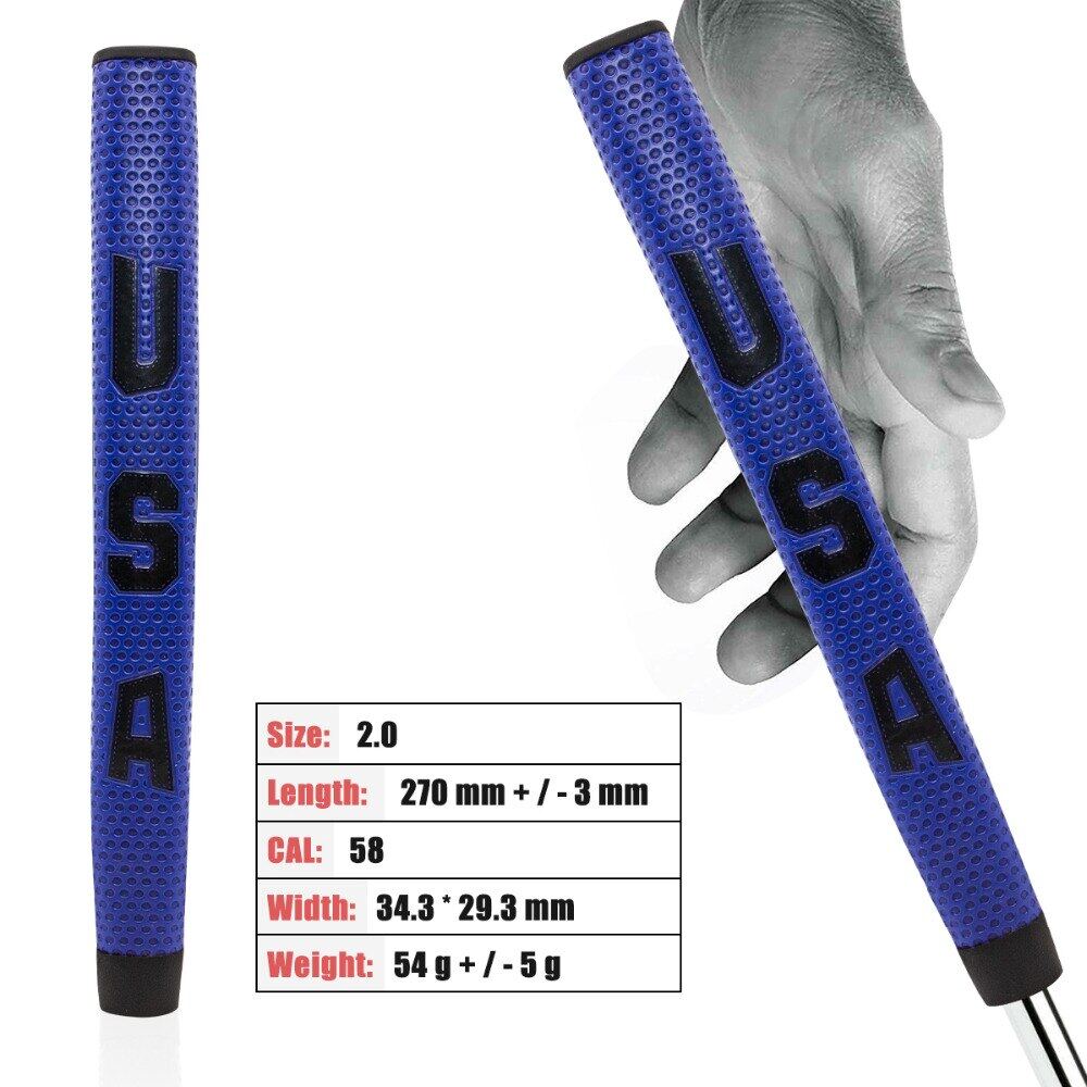Golf Grip 2.0 Golf Putter Grips Golf Putter Grips with USA Style and Anti-Slip Material Blue Color