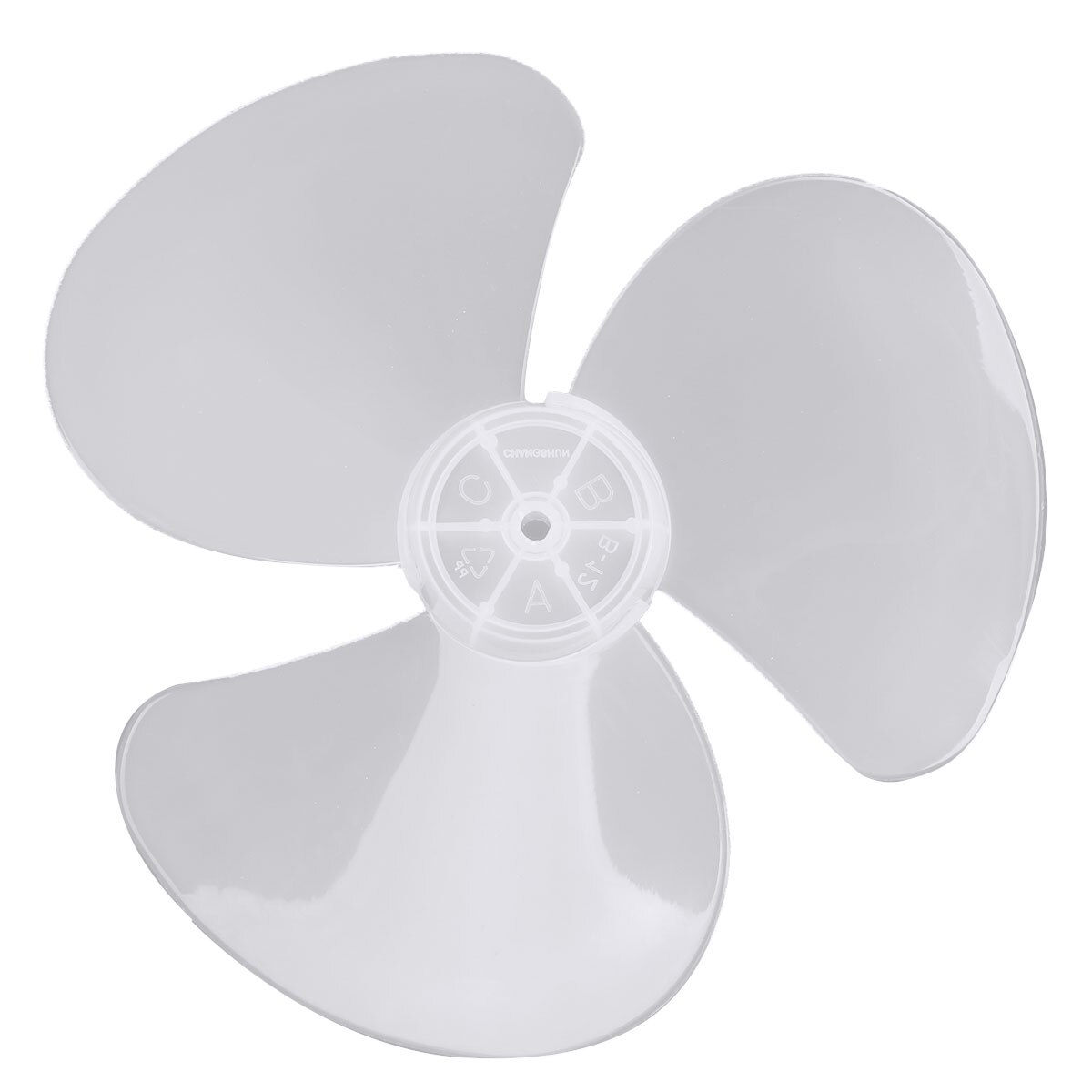 12 Inch Household Plastic Fan Blade 3 Leaves for Standing Pedestal Fan Table Fanner General Replacement Accessories: Default Title