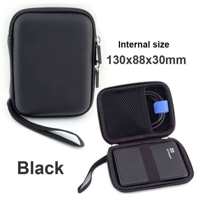 Zewnętrzny dysk twardy przenośne etui z suwakiem pokrowiec ochronny robić 2.5 "WD Seagate dysk twardy hdd